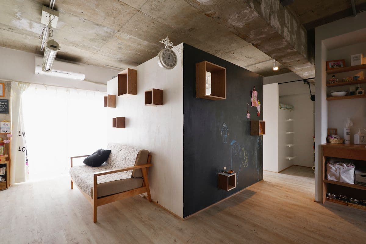 中古マンションのリノベーション後の団地の原風景