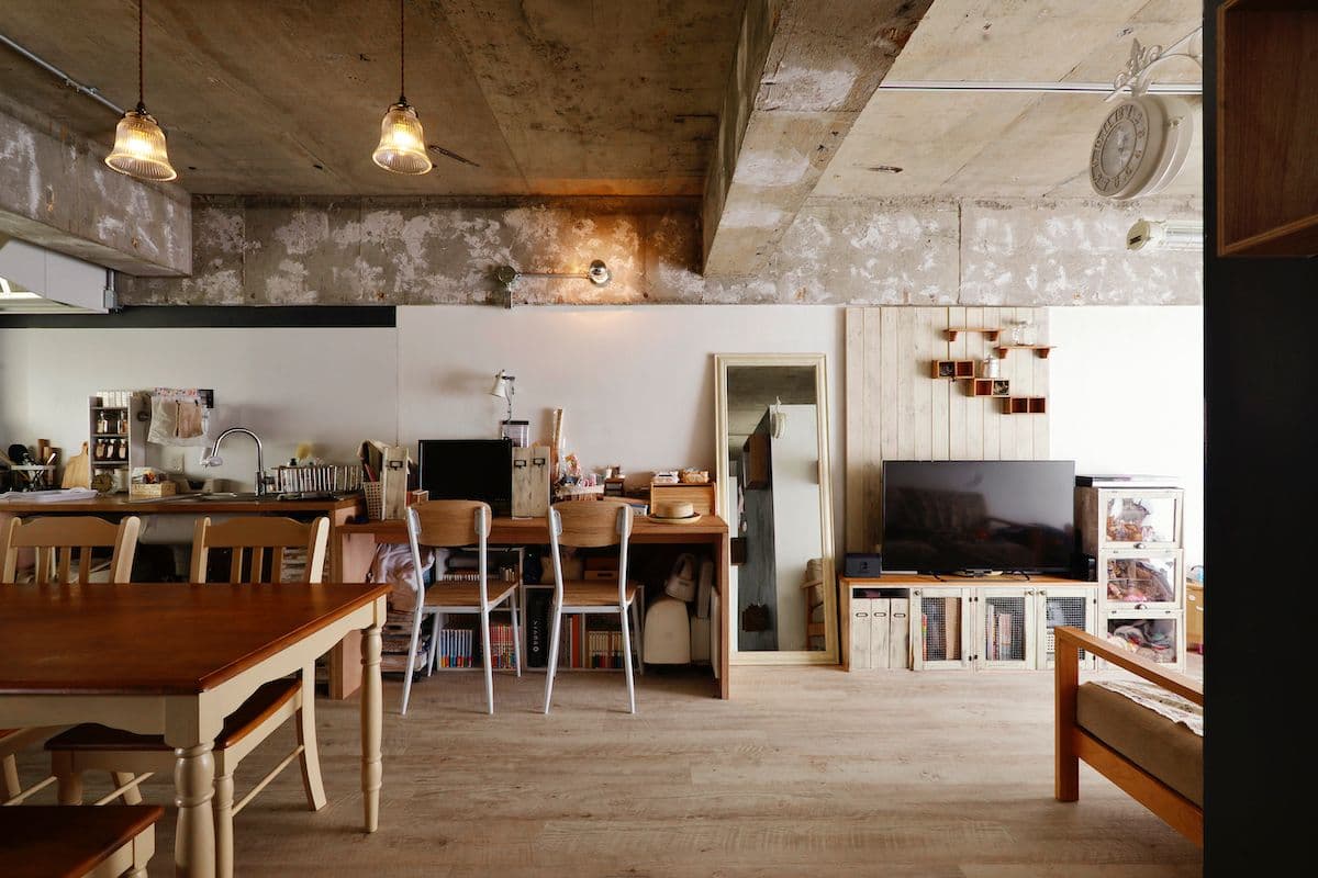 中古マンションのリノベーション後の団地の原風景