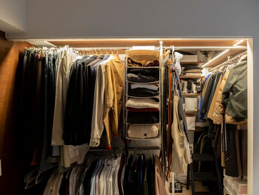 中古マンションのリノベーション後のクローゼット