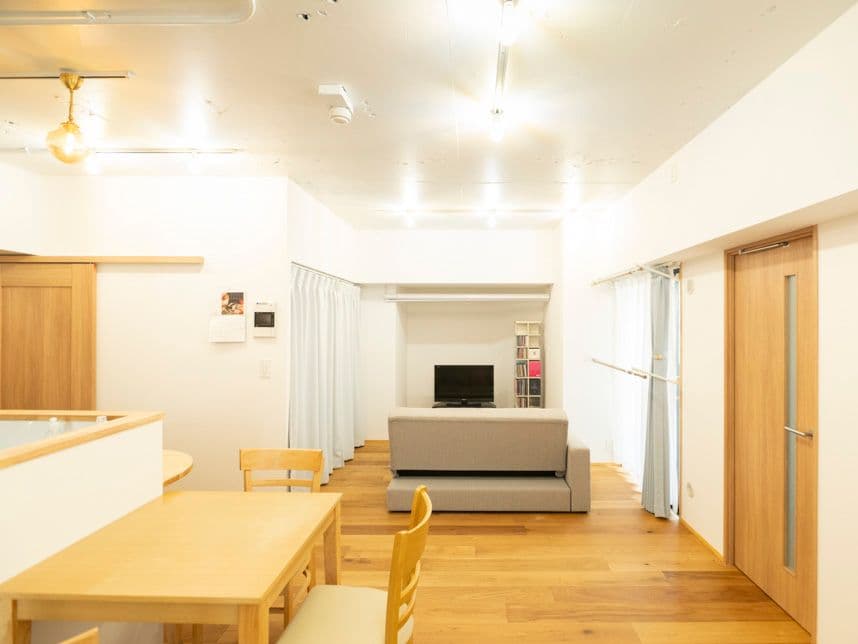 中古マンションのリノベーション後のリビング